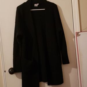 Asos black knit cardigan